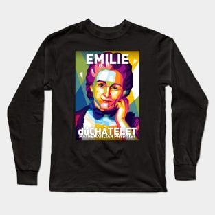 Emilie du Chatelet Long Sleeve T-Shirt